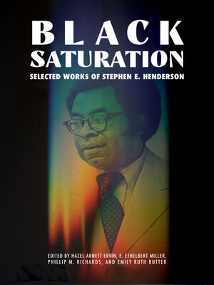 cover image of Black Saturation